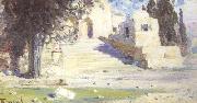 Vasilii Polenov Temple in Palestine (nn02) oil